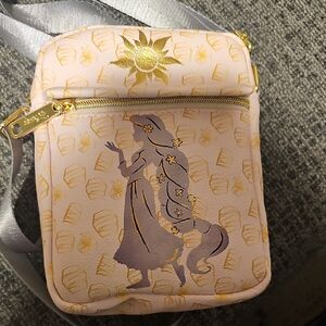 Disney Rapunzel Crossbody Bag - Pink and Gold